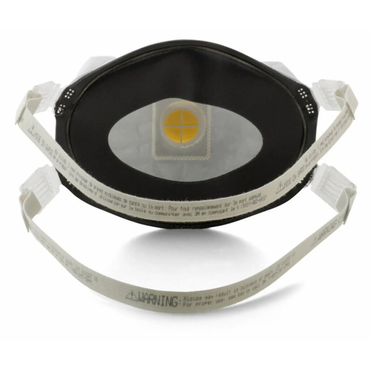 3M 8233 N100 Industrial Respirator with Valve, USA Made, White - Image 2