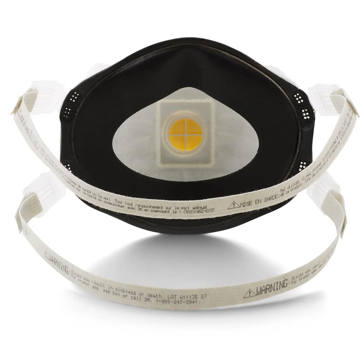 3M 8293 P100 Industrial Respirator with Valve, USA Made, White - Image 3