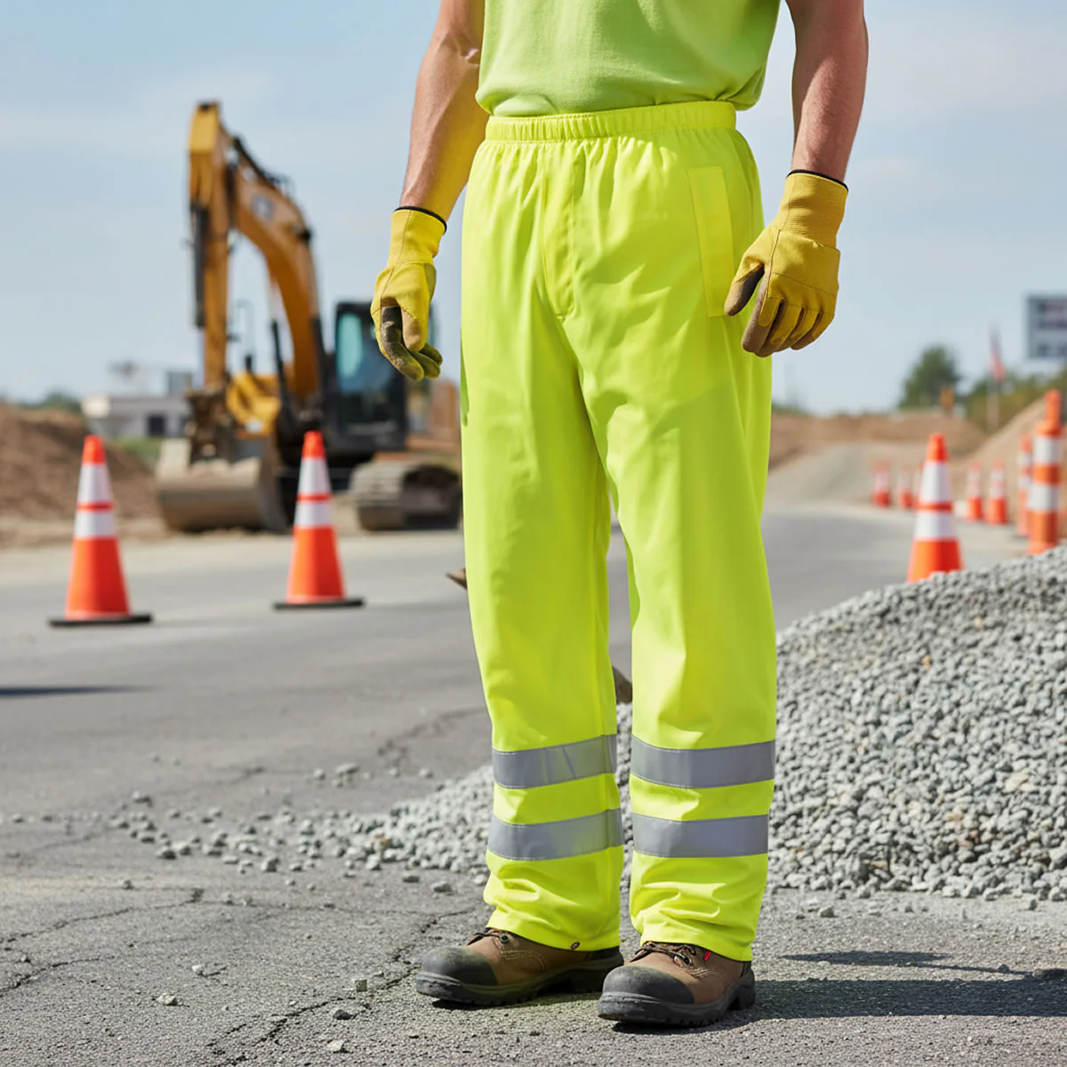 OccuNomix Class E Hi-Vis Premium Breathable Pants, LUX-TENBR - Image 2