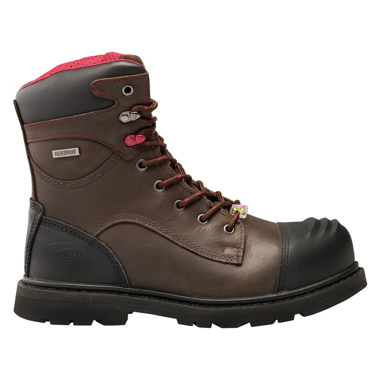 Avenger Men's Hammer Waterproof Insulated EH Carbon Toe Boots, A7573, Brown - Image 3