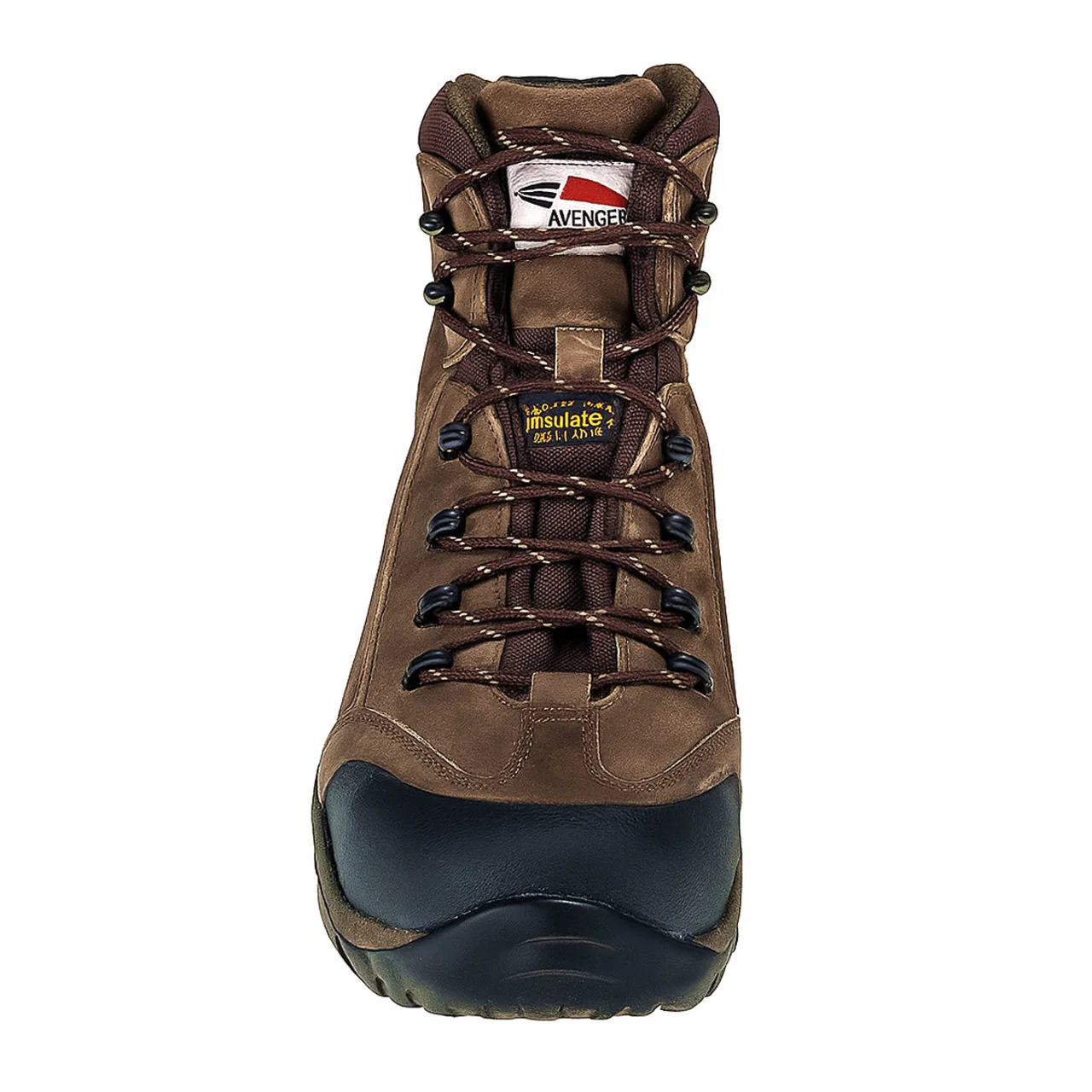 Avenger Men's Hiker Waterproof Insulated EH Composite Toe Boots, A7264, Brown - Image 4