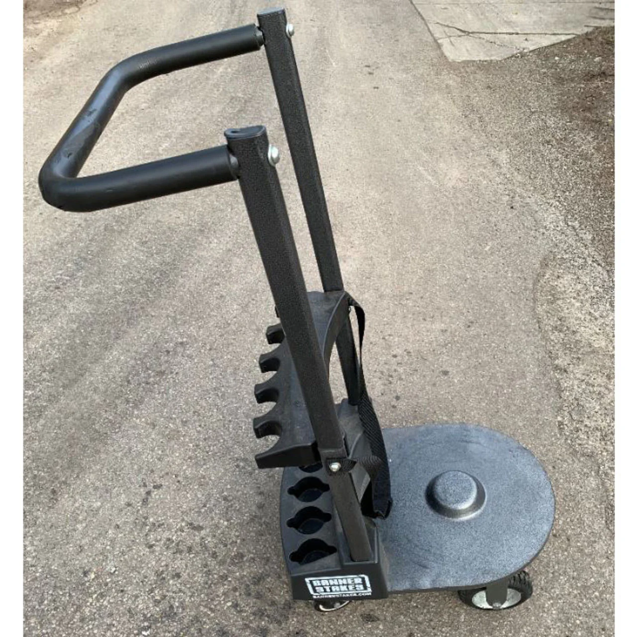 Banner Stakes Barrier System Cart without Tray or Components (Bases, Belts or Posts) - PL4000