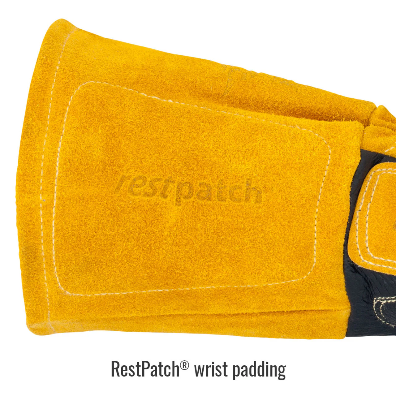 Black Stallion BM88 Pigskin & Cowhide MIG Welding Gloves, Natural/Black - Image 3