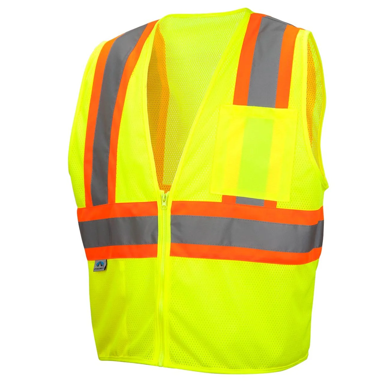 Pyramex RVZ22 Type R Class 2 Hi-Vis Contrasting Mesh Safety Vest - Image 4