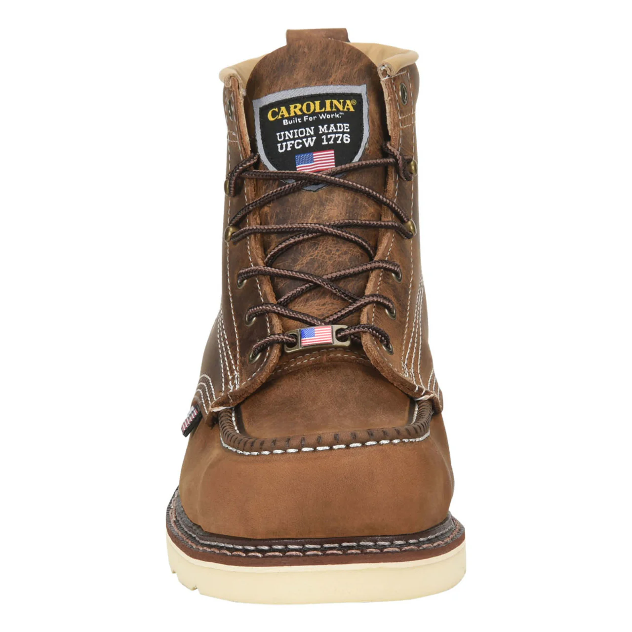 Carolina Men's AMP 6" USA EH Soft Toe Boots, CA7011, Old Town Folklore - Image 3