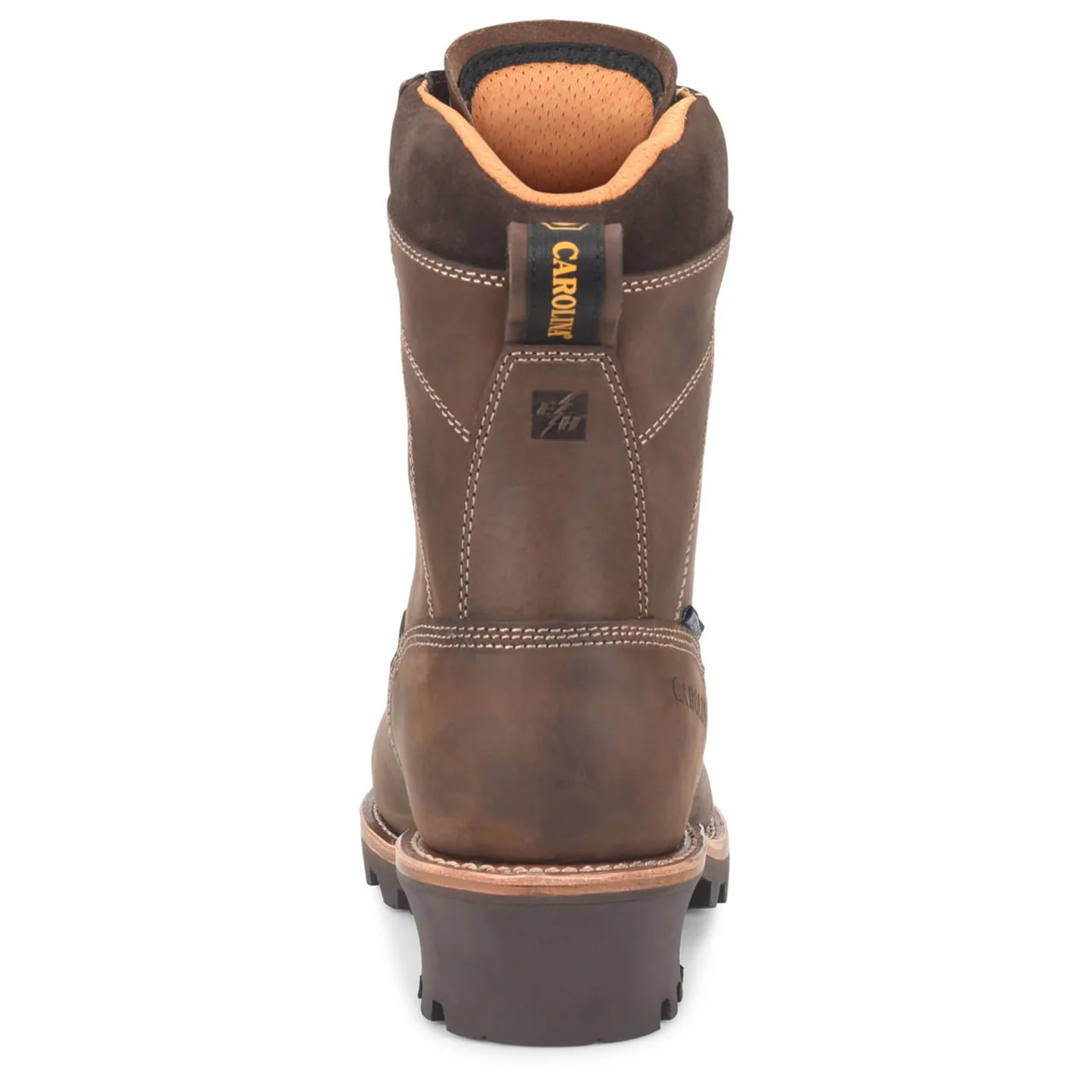 Carolina Men's Birch 8" Logger Waterproof EH Steel Toe Boots, CA7522, Brown - Image 5