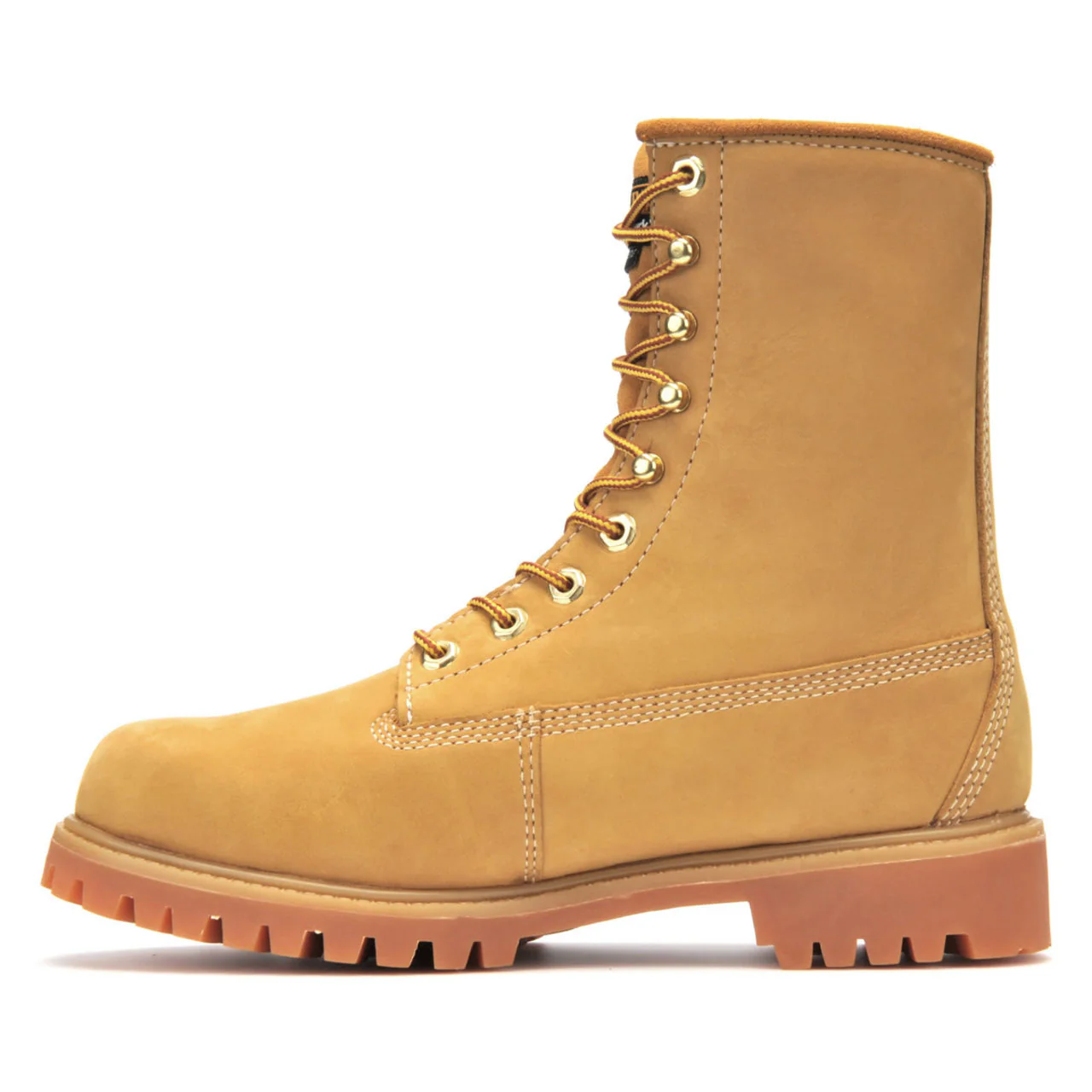 Carolina Men's Journeyman Hi 8" Waterproof Insulated EH Soft Toe Boots, CA7145, Wheat Nubuck - Image 5