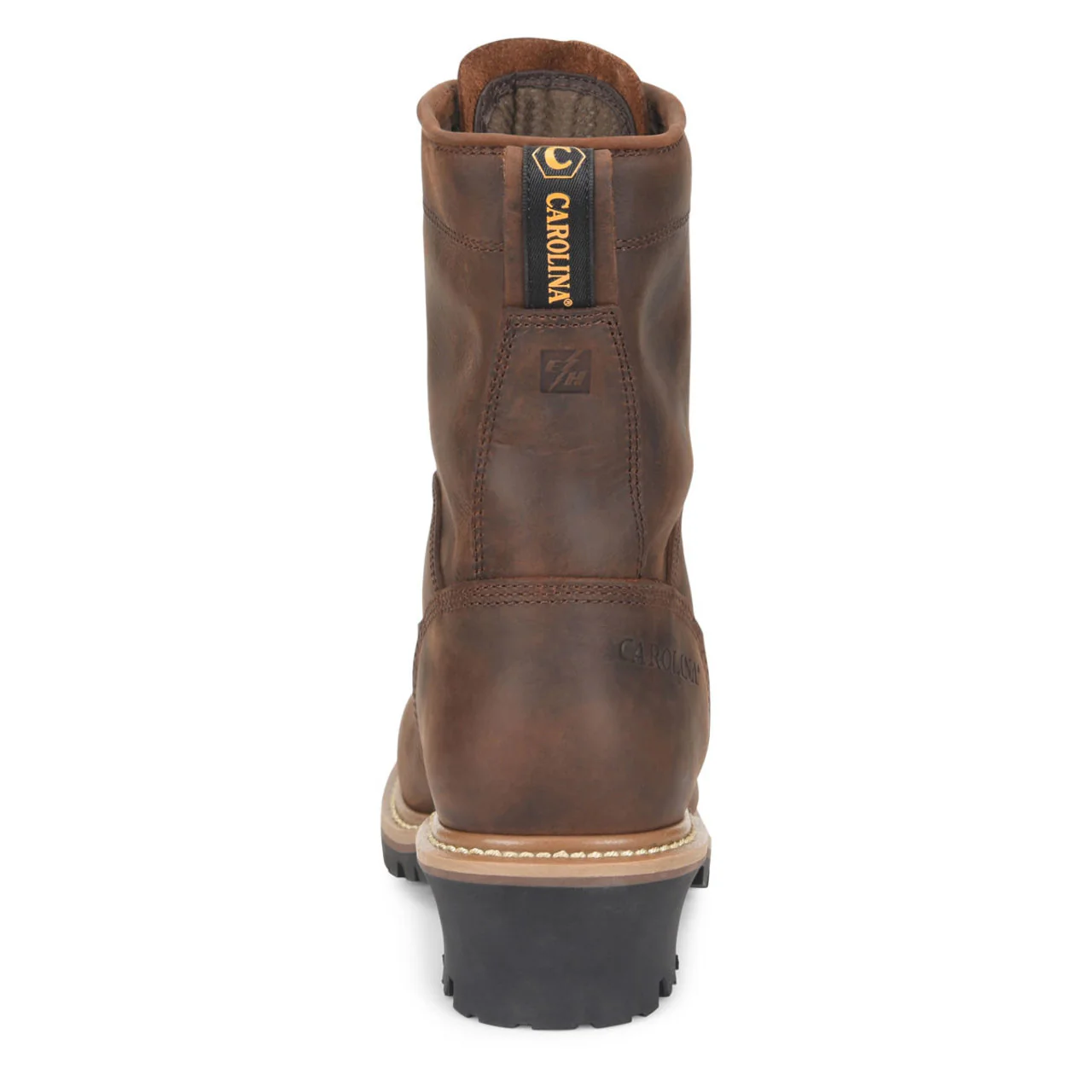 Carolina Men's Spruce 8" Loggers Waterproof EH Soft Toe Boots, CA8824, Copper Crazy Horse - Image 5