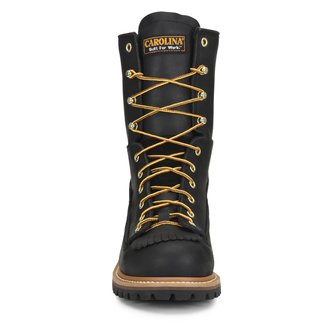 Carolina Men's Spruce 8" Logger Waterproof EH Steel Toe Boots, CA9825, Black - Image 4