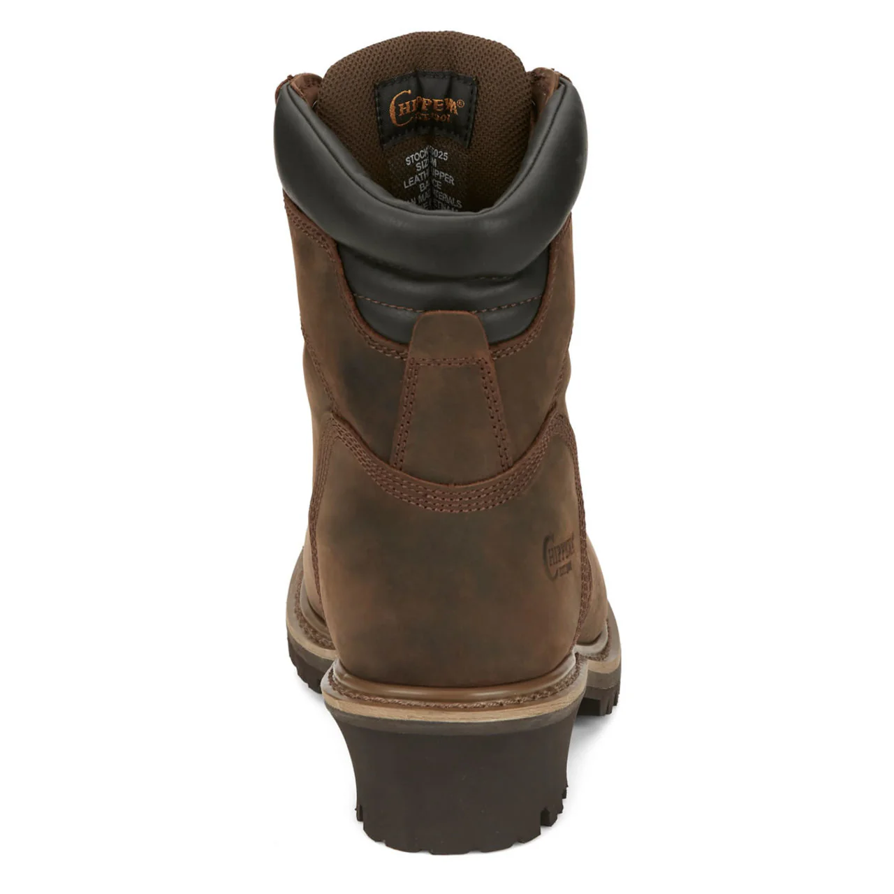 Chippewa Men's Hador 8" Logger Insulated EH Steel Toe Boots, 55025, Brown - Image 6