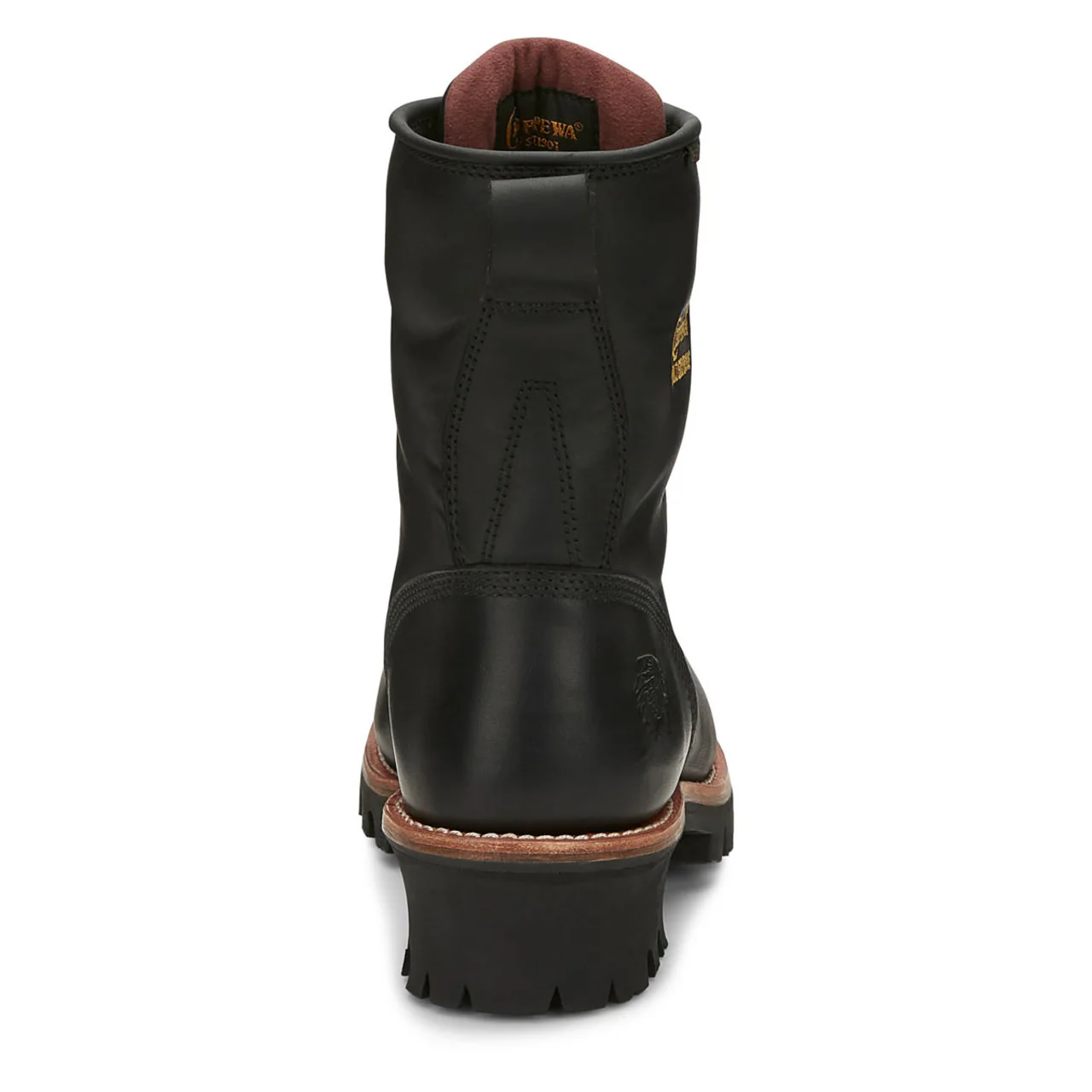 Chippewa Men's Paladin 8" Logger Waterproof Insulated EH Steel Toe Boots, 73050, Black - Image 6