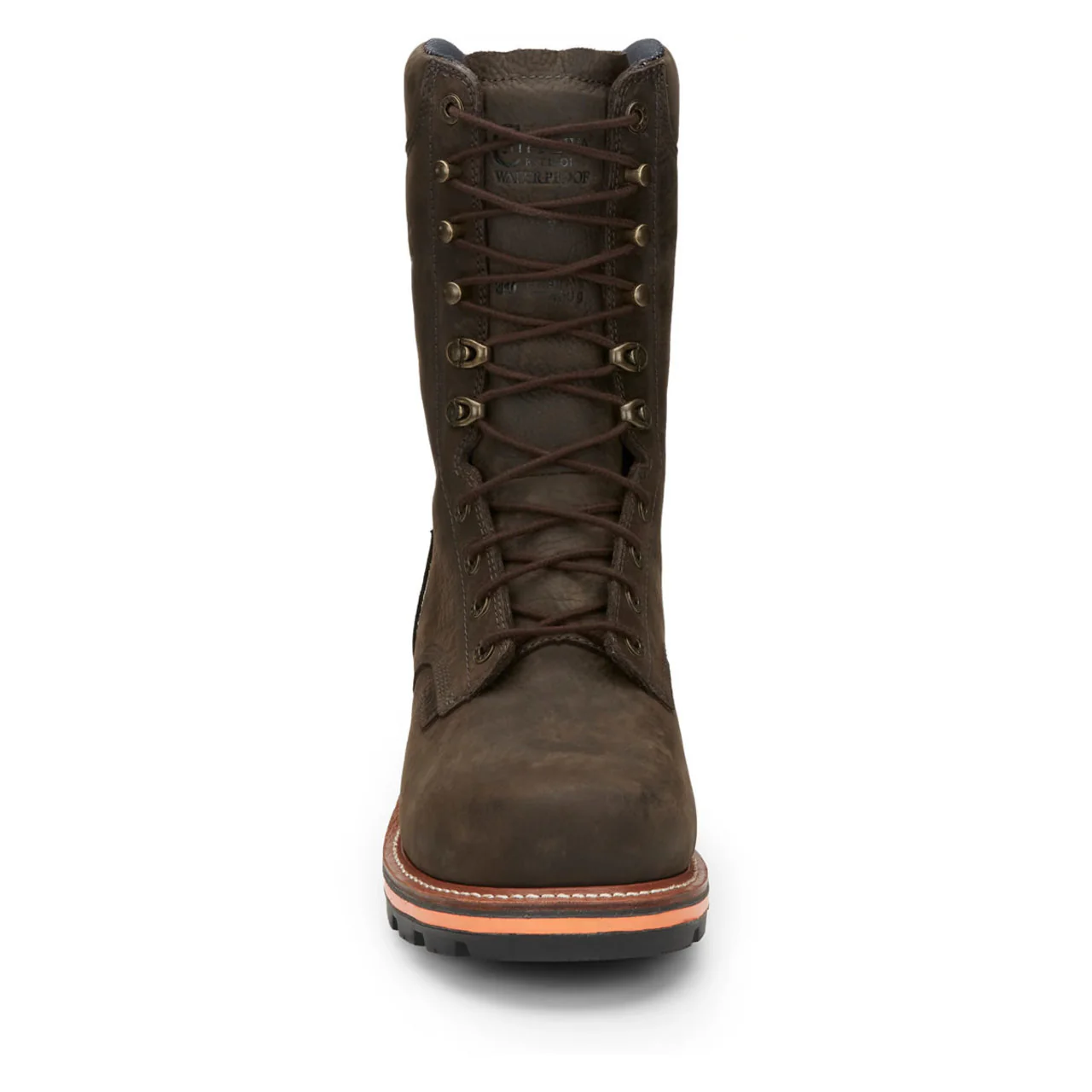 Chippewa Men's Thunderstruck 10" Logger Waterproof Insulated EH Nano Composite Toe Boots, TH1031, Brown - Image 4