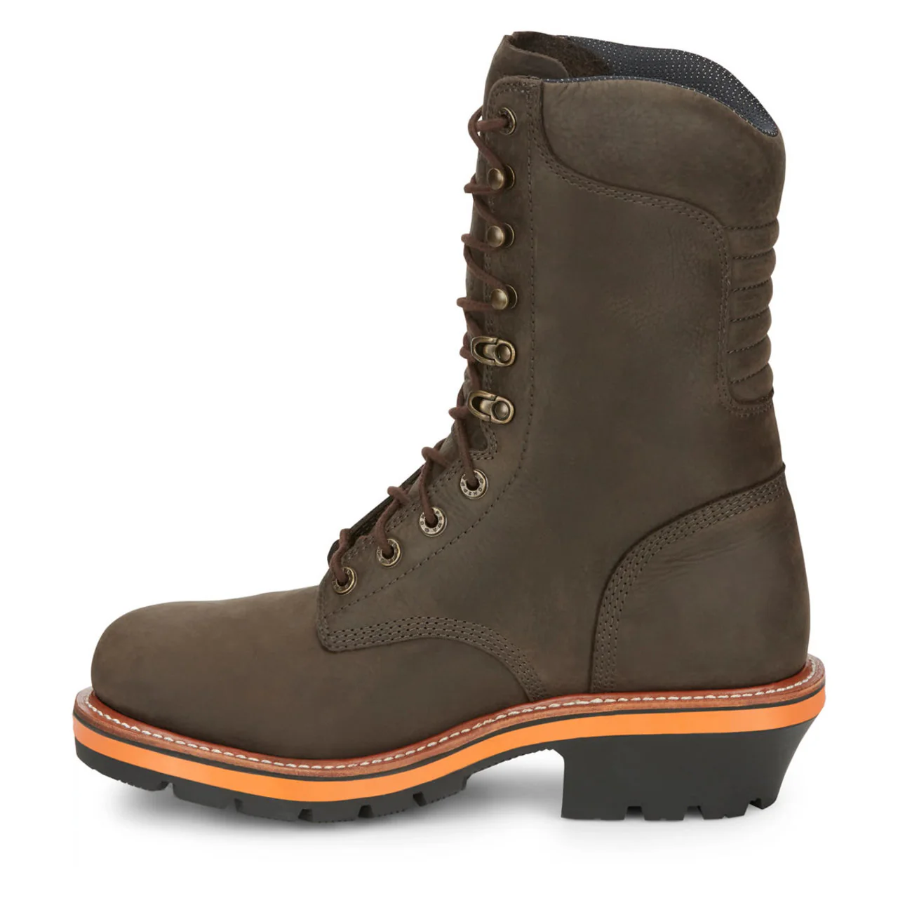 Chippewa Men's Thunderstruck 10" Logger EH Waterproof Insulated Soft Toe Boots, TH1032, Brown - Image 5