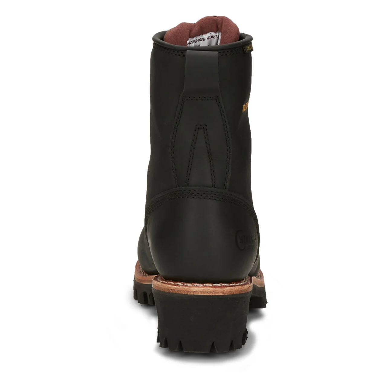 Chippewa L73050 Tinsley 8" Women's Waterproof EH Steel Toe Boots, Black Oiled - Image 6