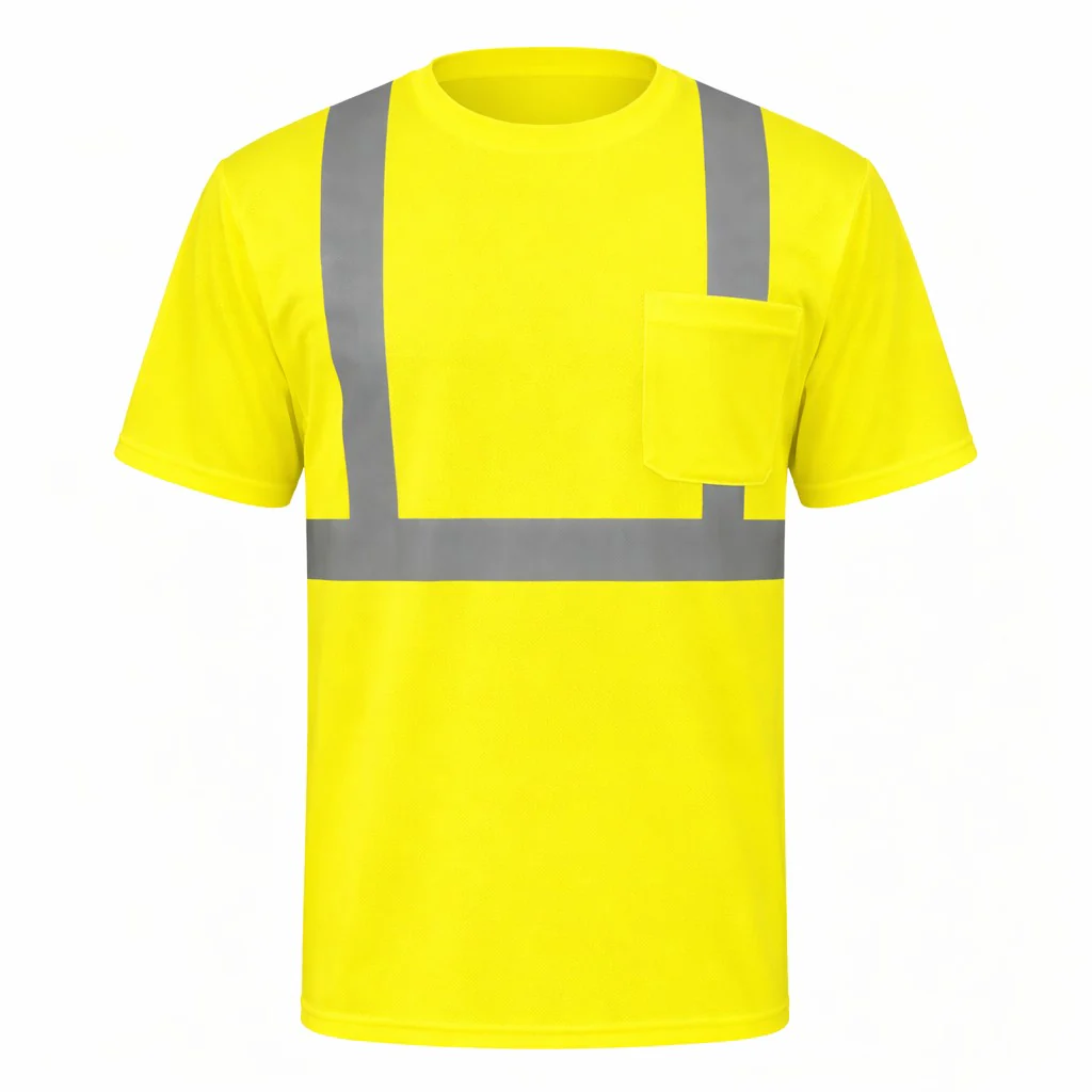 Custom Hi-Vis Class 2 Short Sleeve T-Shirt, LUX-SSETP2B