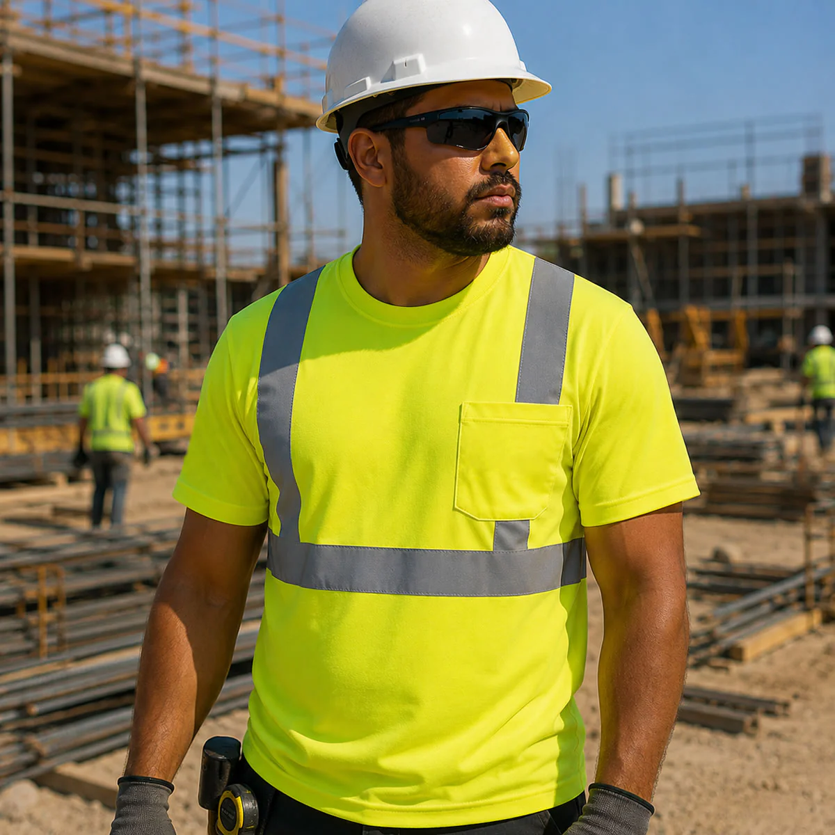 OccuNomix Type R Class 2 Hi-Vis Wicking Birdseye Mesh Short Sleeve T-Shirt, LUX-SSETP2B - Image 5
