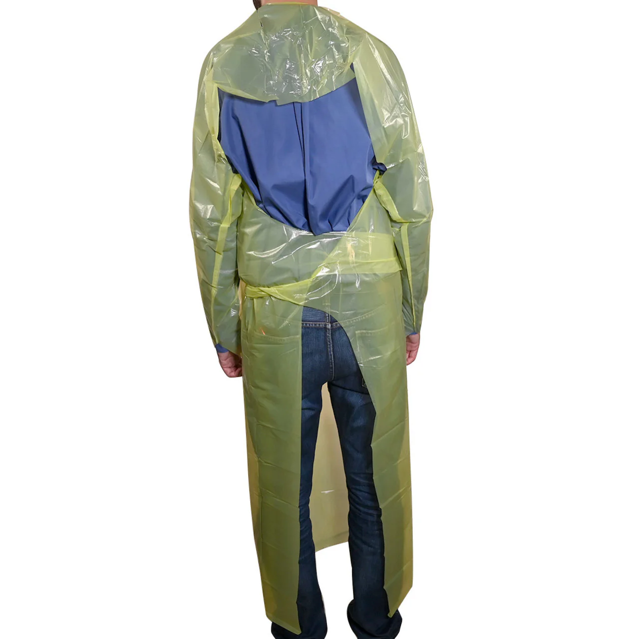 UMBO 47" Polyethylene CPE Gown with Thumb Loops - H232 - Pack of 10 - Image 13