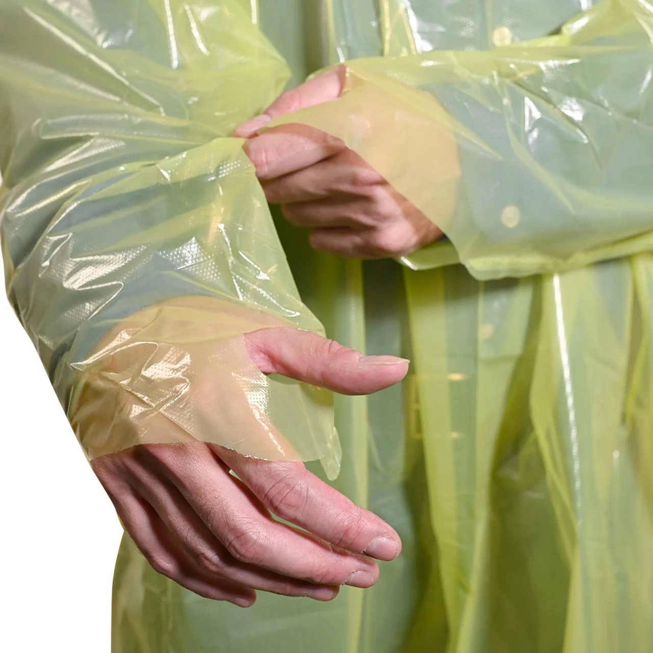 UMBO 47" Polyethylene CPE Gown with Thumb Loops - H232 - Pack of 10 - Image 14