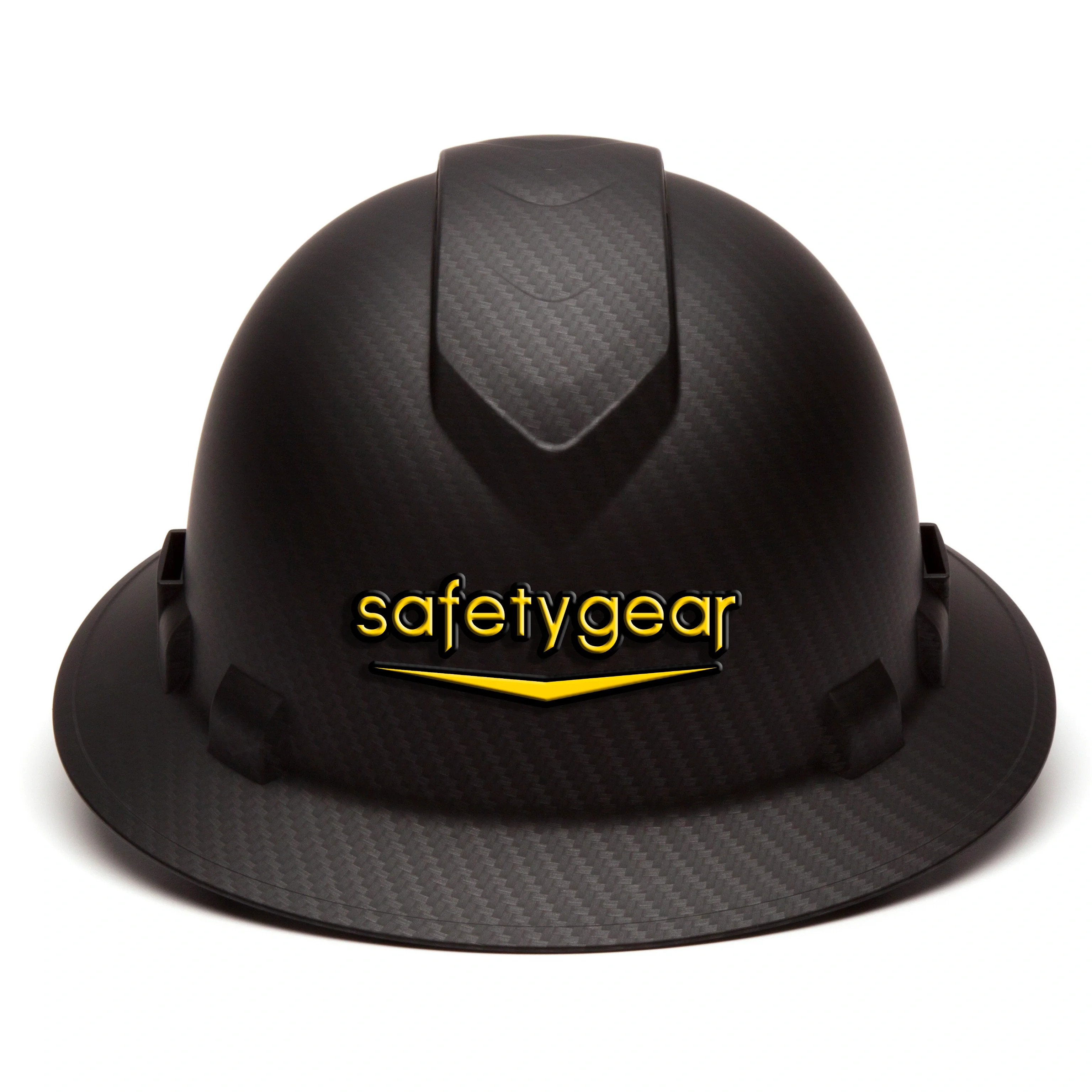 Custom 3D Pyramex Ridgeline Full Brim Hard Hat, 4-Point Ratchet Suspension