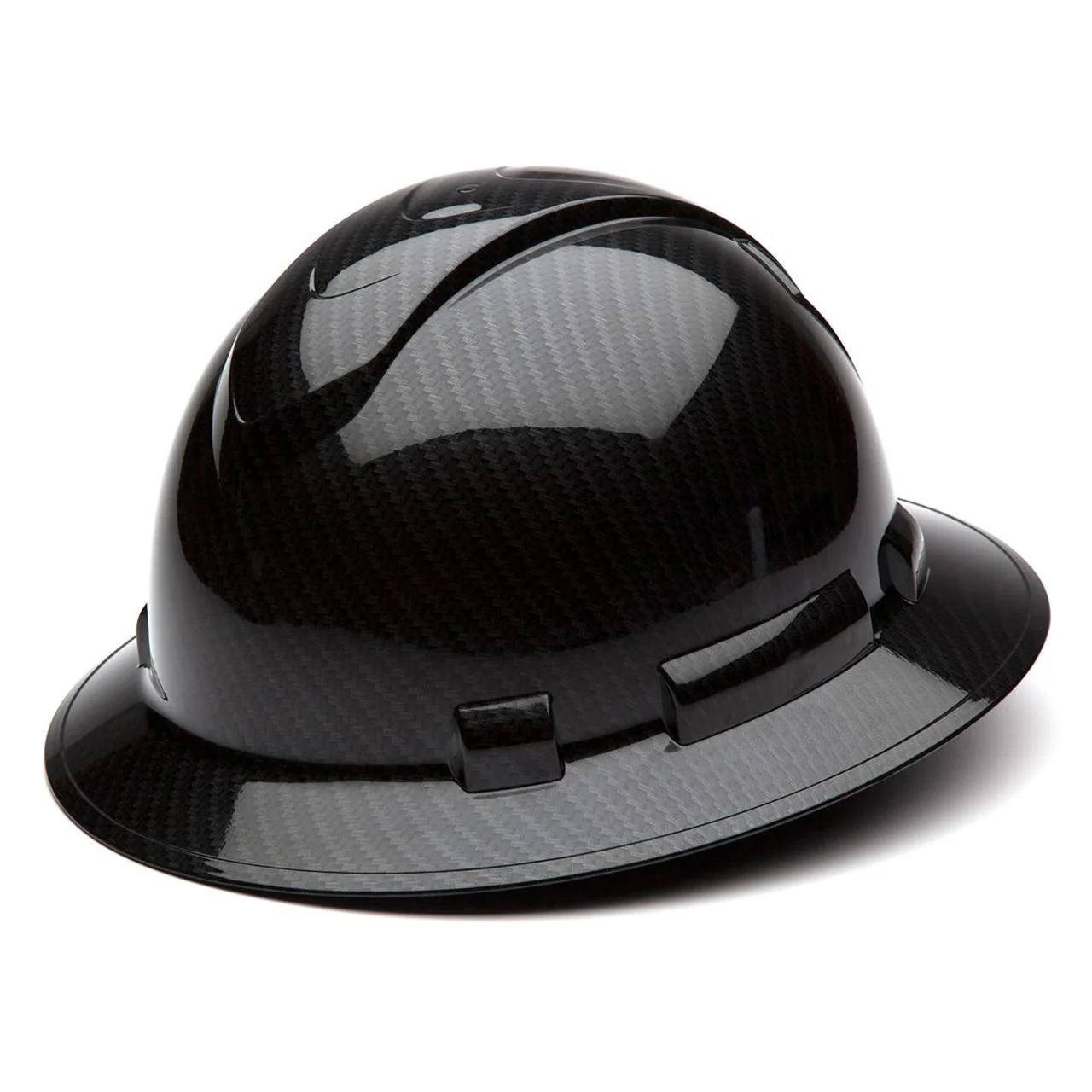 Pyramex Ridgeline Full Brim Hard Hat 4-Point Ratchet Suspension - Image 10