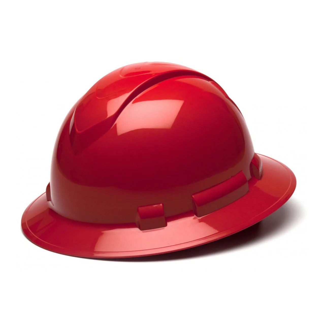 Pyramex Ridgeline Full Brim Hard Hat 4-Point Ratchet Suspension - Image 13