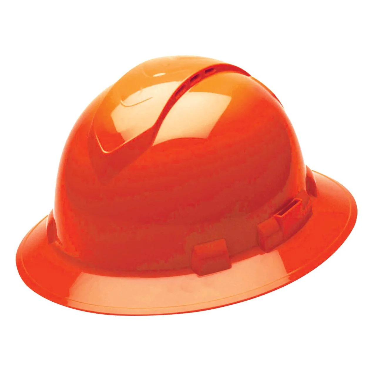 Pyramex Ridgeline Vented Full Brim Hard Hat 4-Point Ratchet Suspension - Image 13