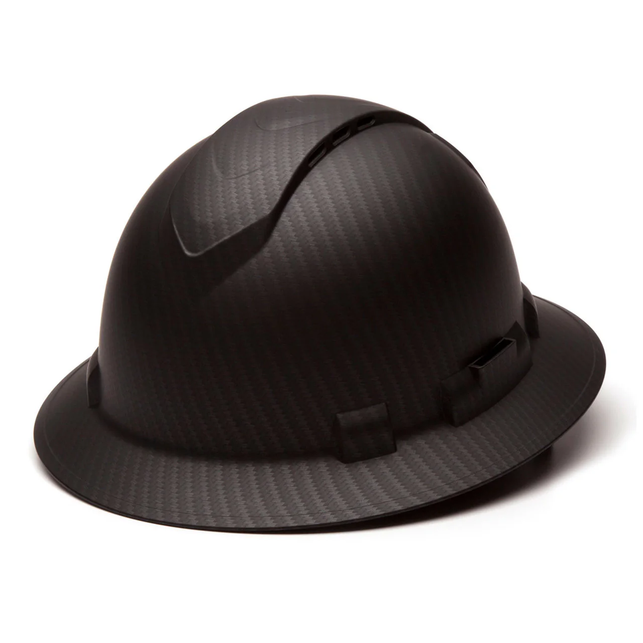 Pyramex Ridgeline Vented Full Brim Hard Hat 4-Point Ratchet Suspension - Image 10