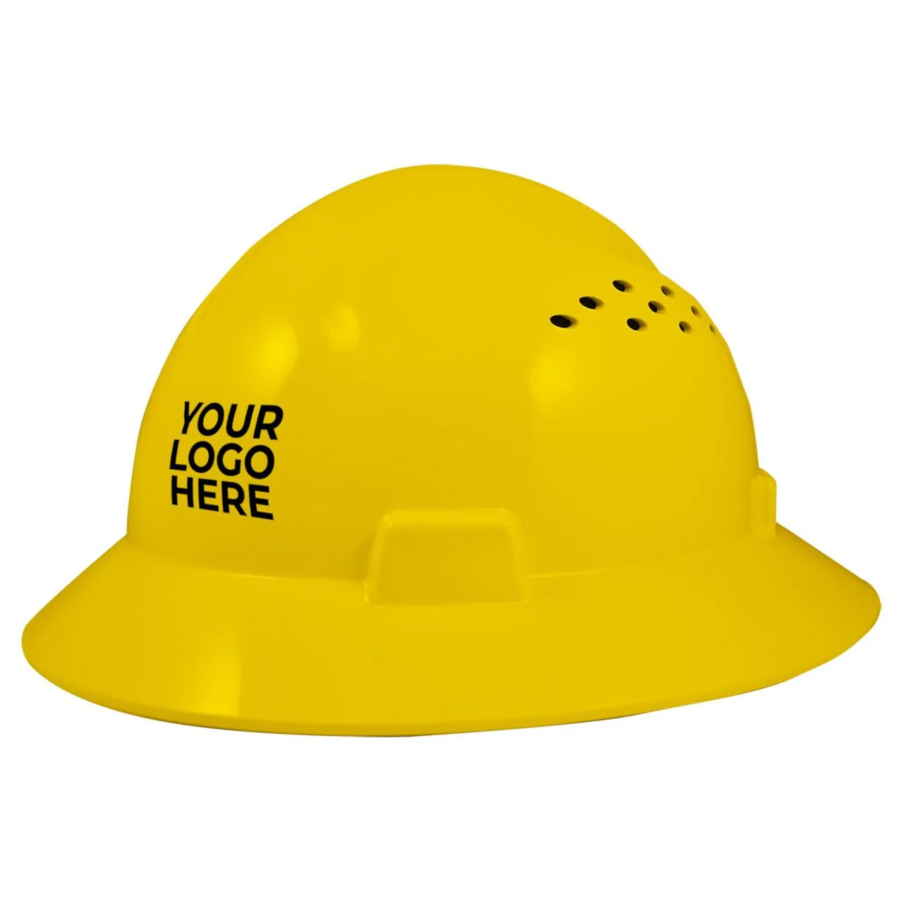 Custom General Electric Vented Full Brim Hard Hat 4-Point Ratchet Suspension, GH328 - Image 3