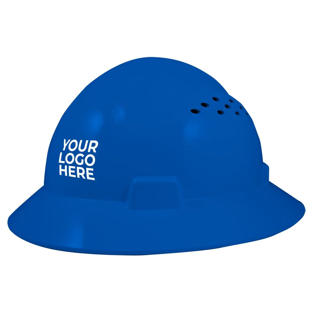 Custom General Electric Vented Full Brim Hard Hat 4-Point Ratchet Suspension, GH328 - Image 4