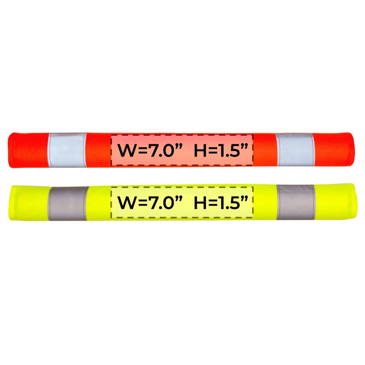Customized Hi-Vis Seat Belt Cover, 20 Pack