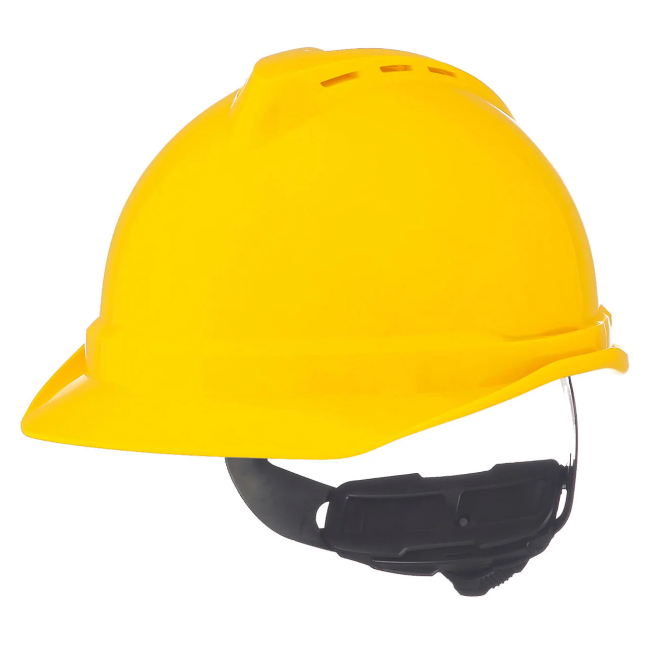 Custom MSA V-Gard 500 Vented Cap Style Hard Hat, Fas-Trac III 6-Point Ratchet Suspension - Image 14