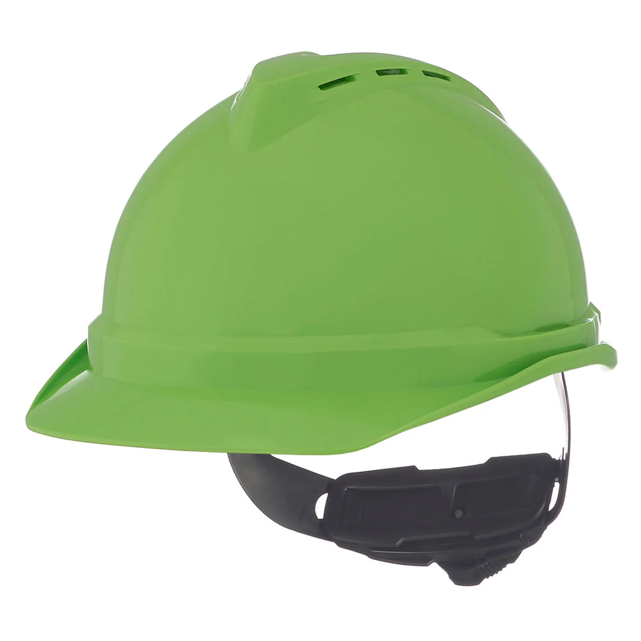 Custom MSA V-Gard 500 Vented Cap Style Hard Hat, Fas-Trac III 4-Point Ratchet Suspension - Image 10