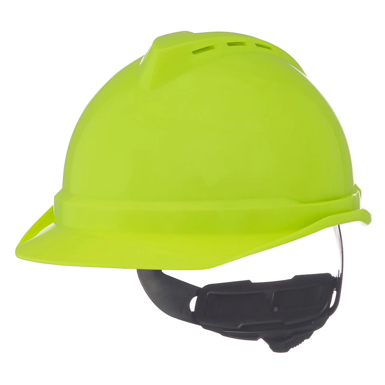 Custom MSA V-Gard 500 Vented Cap Style Hard Hat, Fas-Trac III 4-Point Ratchet Suspension - Image 12