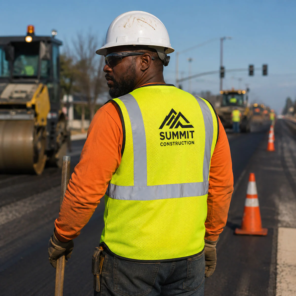 Custom OccuNomix Type R Class 2 Hi-Vis Mesh Safety Vest, ECO-GC - Image 8