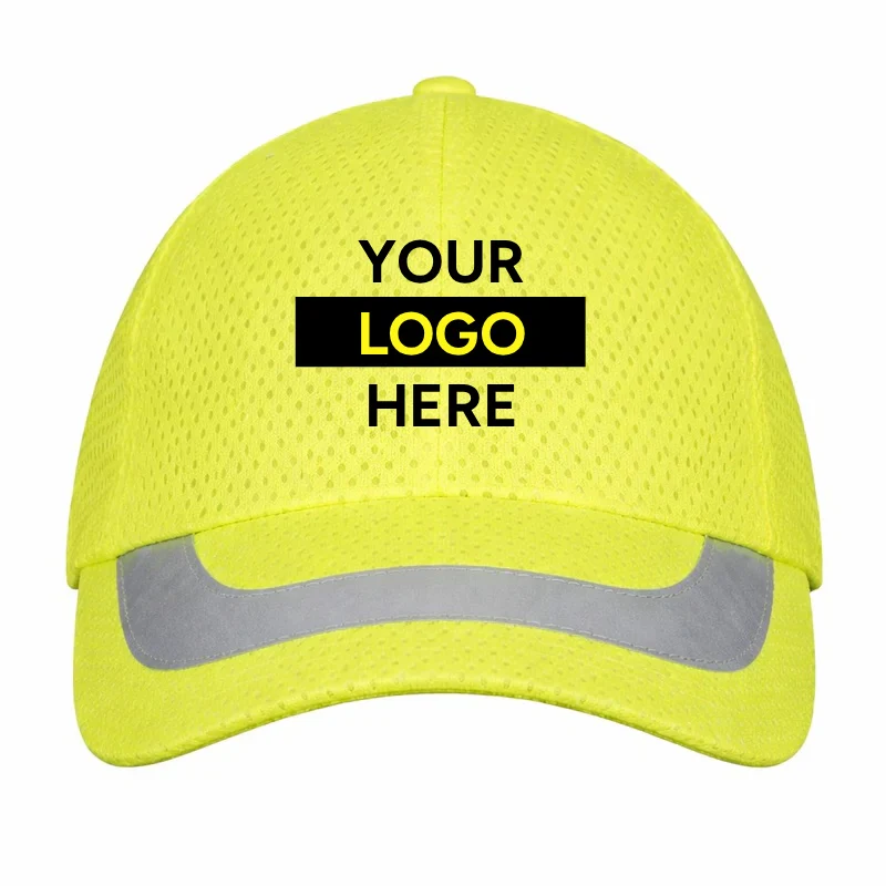 Custom H-Vis Reflective Ball Cap, 12 Pack