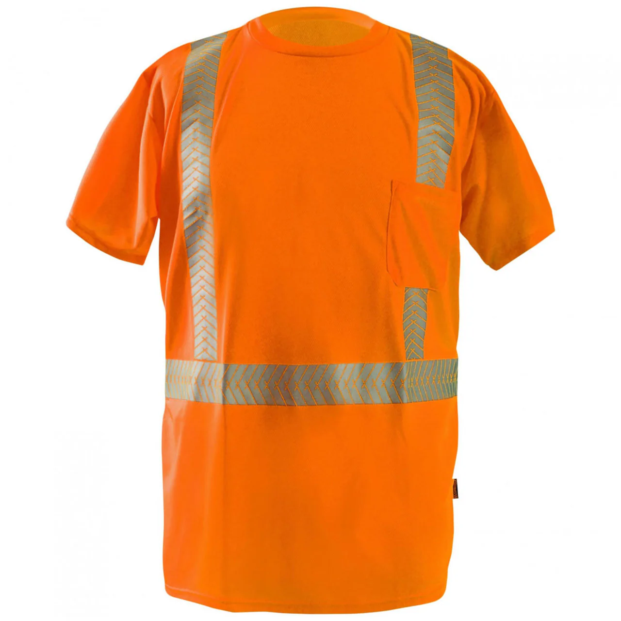 Custom OccuNomix Type R Class 2 Hi-Vis Segmented Tape Short Sleeve T-Shirt, LUX-TSSP2B - Image 4