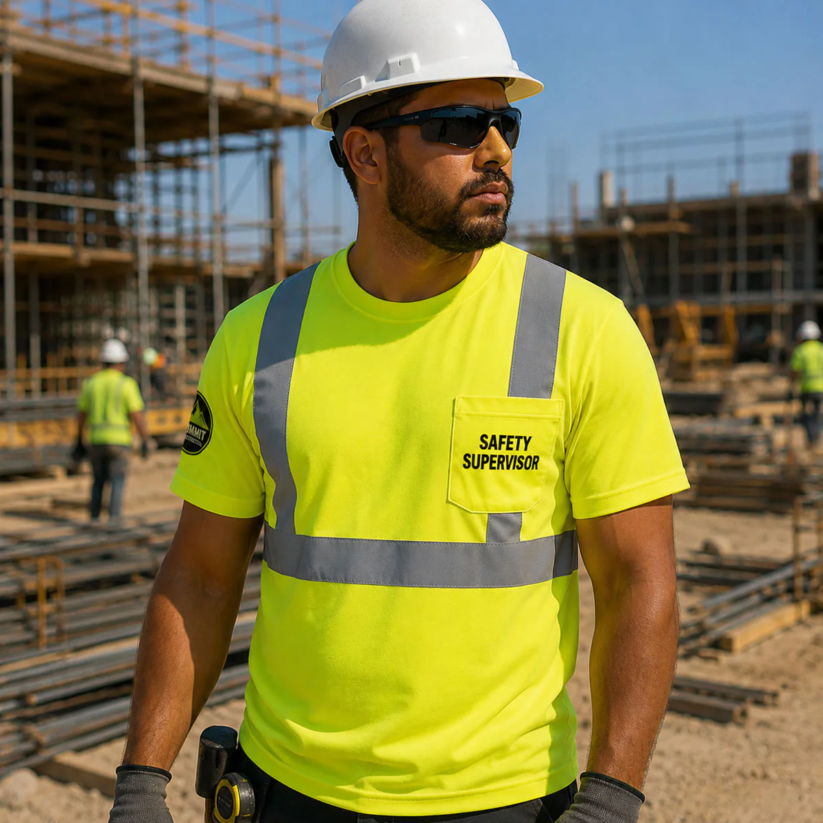 Custom Hi-Vis Class 2 Short Sleeve T-Shirt, LUX-SSETP2B - Image 6