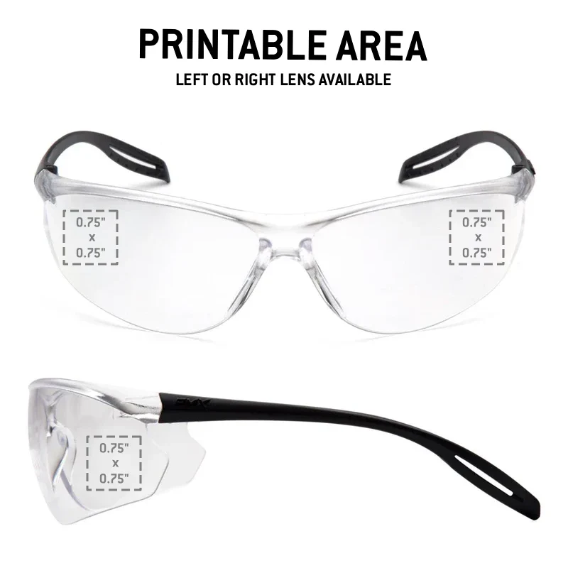 Custom Pyramex Neshoba Safety Glasses, 12 Pack - Image 2