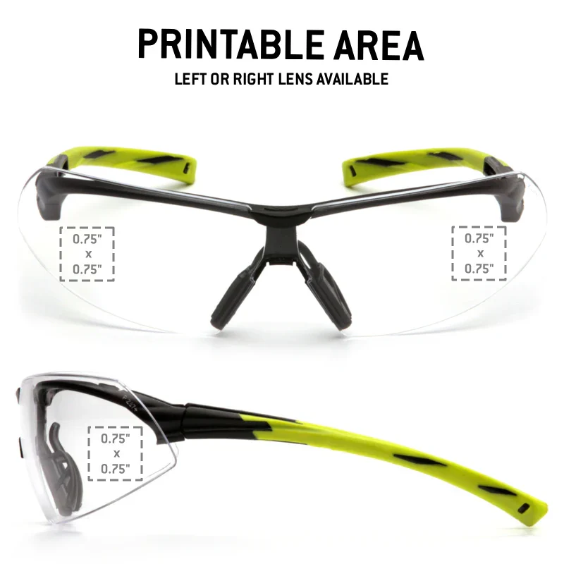 Custom Pyramex Onix Safety Glasses, 12 Pack - Image 2