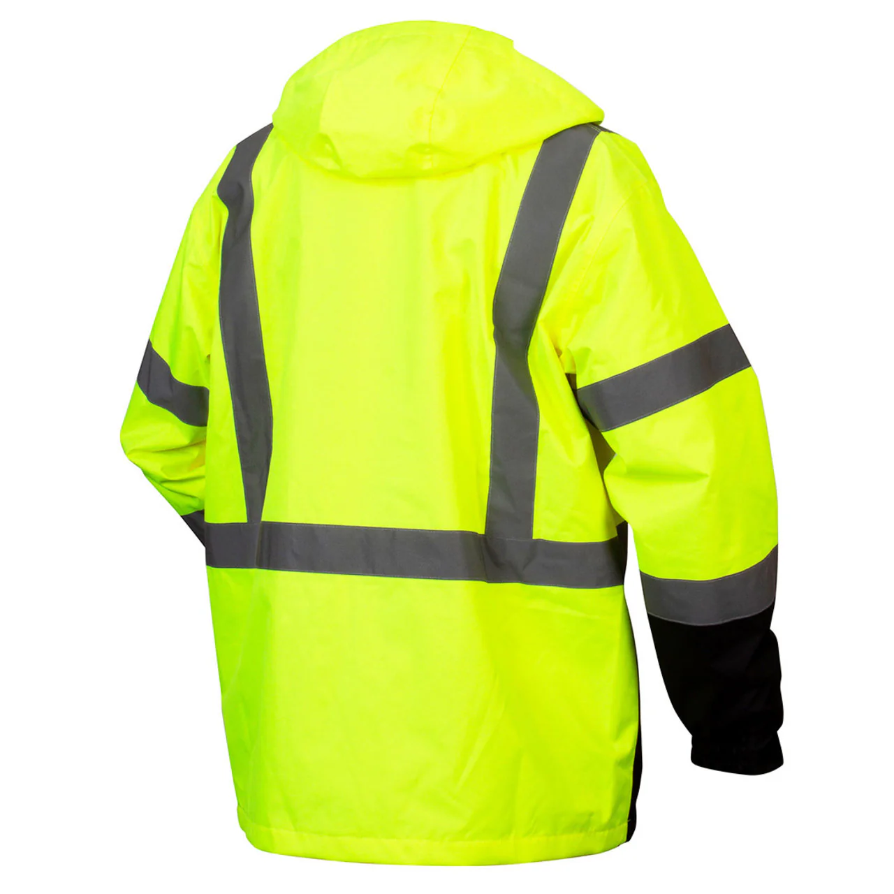 Custom Pyramex RP31 Type R Class 3 Hi-Vis Waterproof Fleece Lined Parka - Image 3