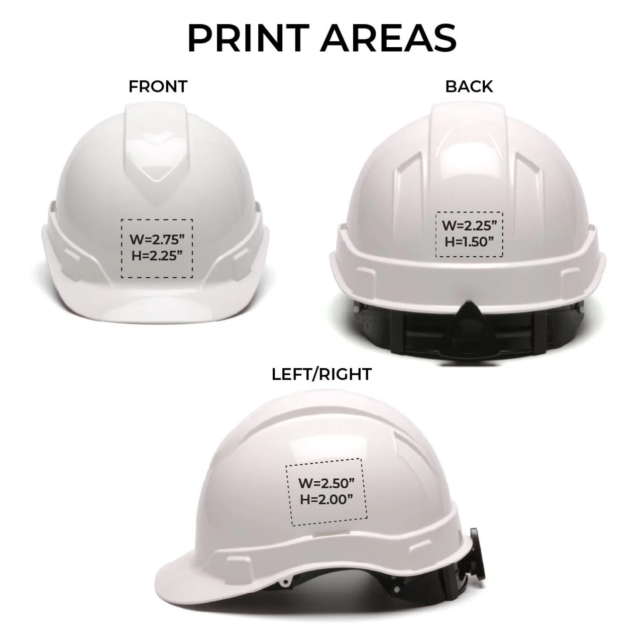 Custom Pyramex Ridgeline Cap Style Hard Hat, 6-Point Ratchet Suspension - Image 2