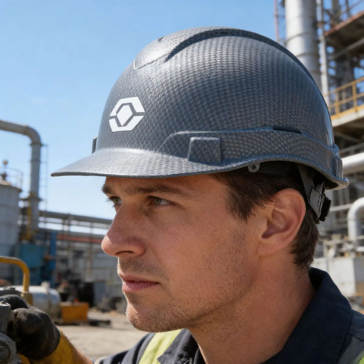 Custom Pyramex Ridgeline HD Cap Style Hard Hat, 4-Point Ratchet Suspension - Image 3