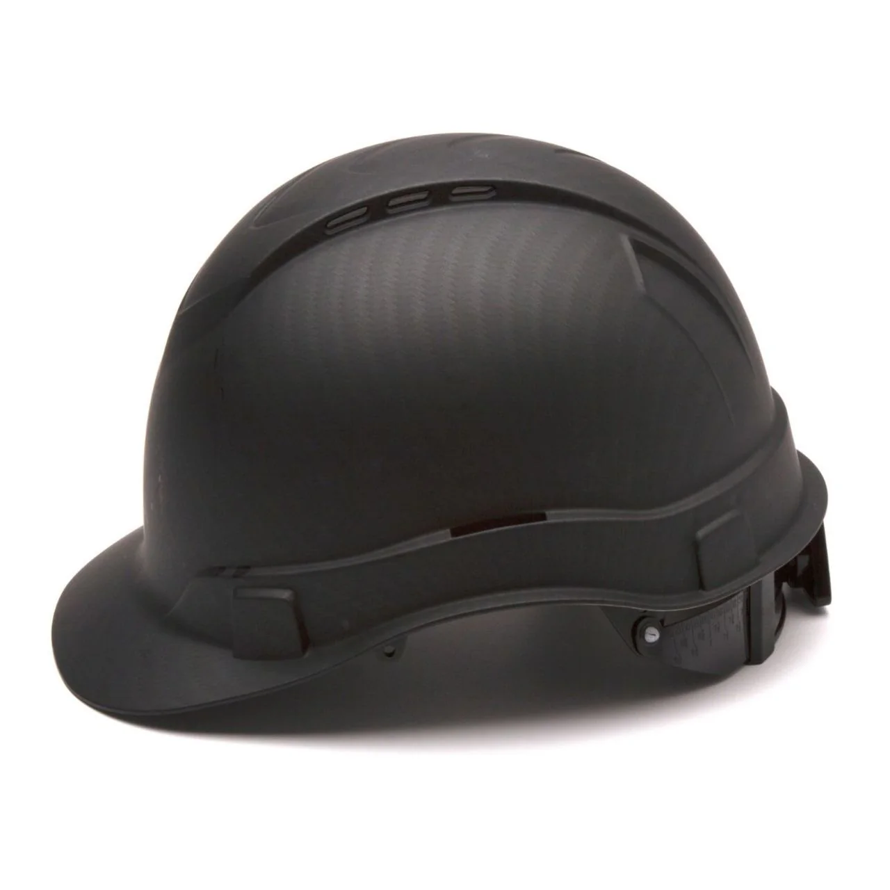 Custom Pyramex Ridgeline HD Matte Vented Cap Style Hard Hat, 4-Point Ratchet Suspension - Image 4