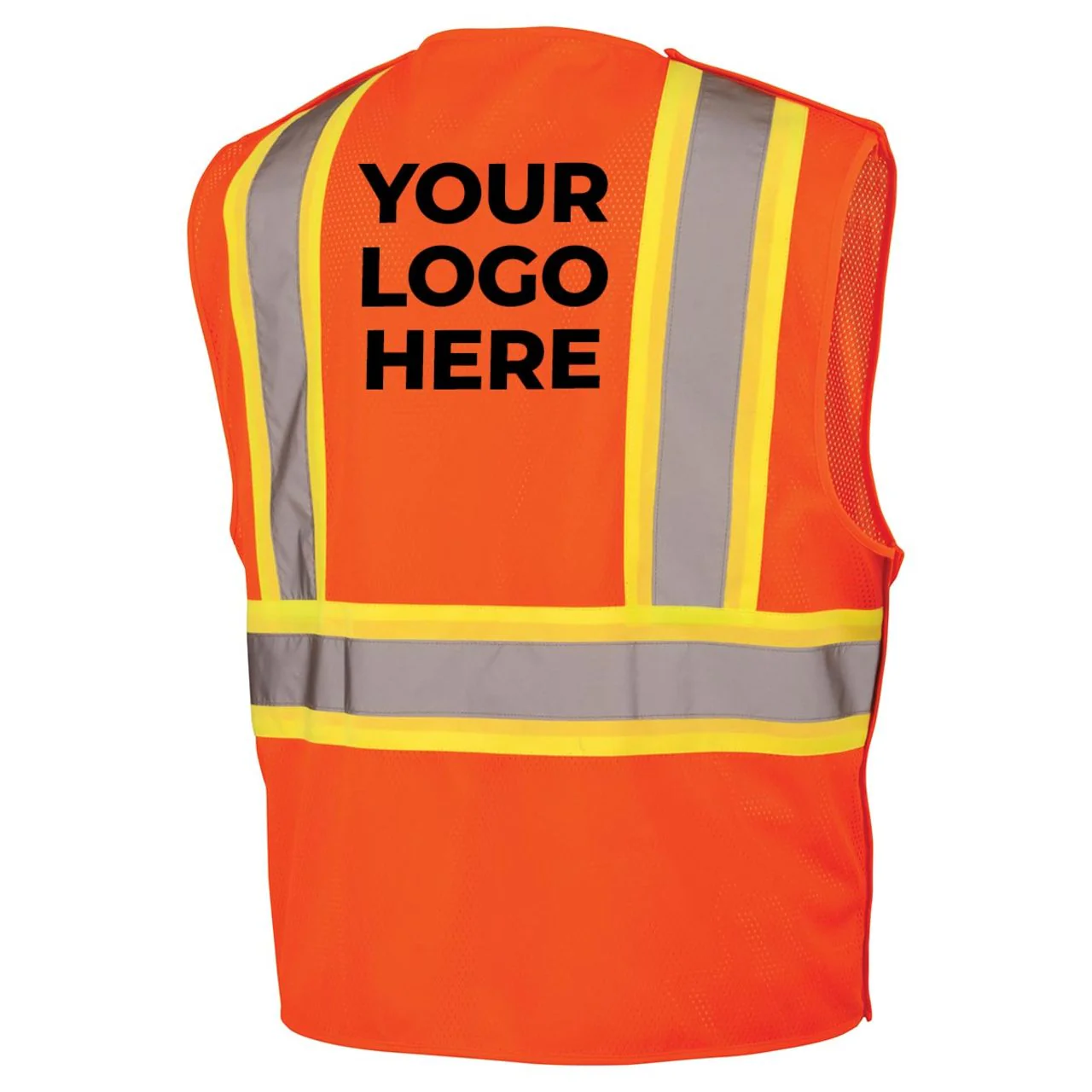 Custom Pyramex RVHL27 Type R Class 2 Hi-Vis Breakaway Mesh Safety Vest - Image 7