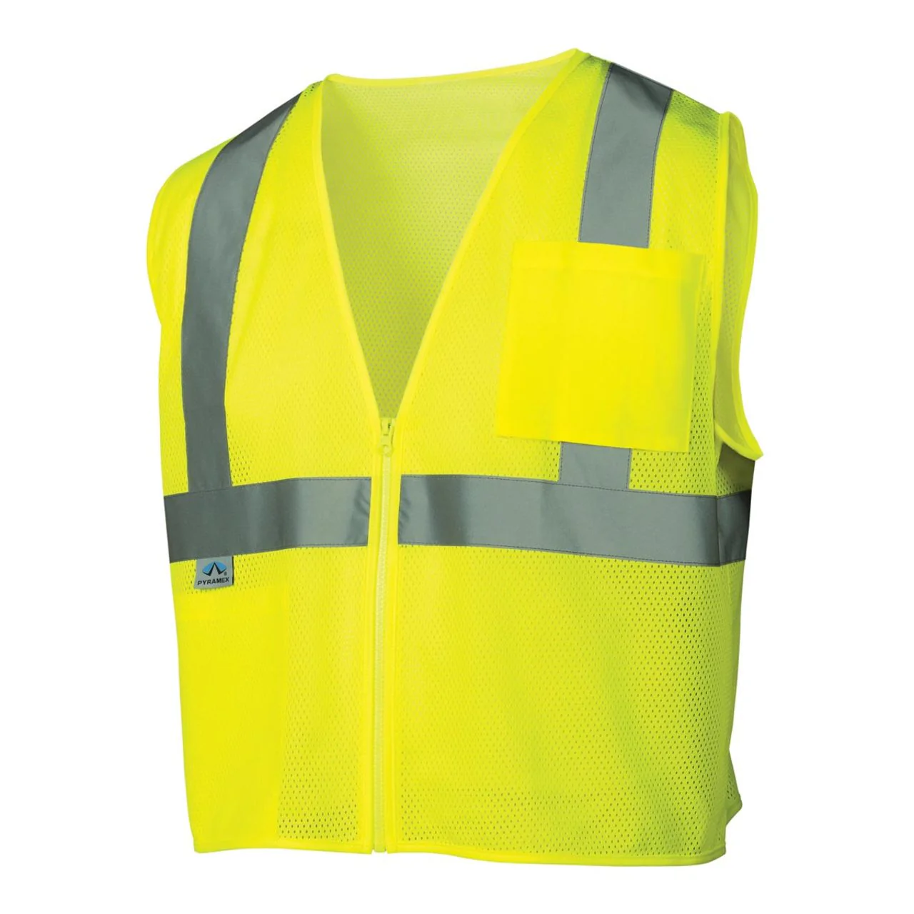 Custom Pyramex RVZ21SE Hi-Vis Type R Class 2 Non-FR Self Extinguishing Mesh Safety Vest - Image 4