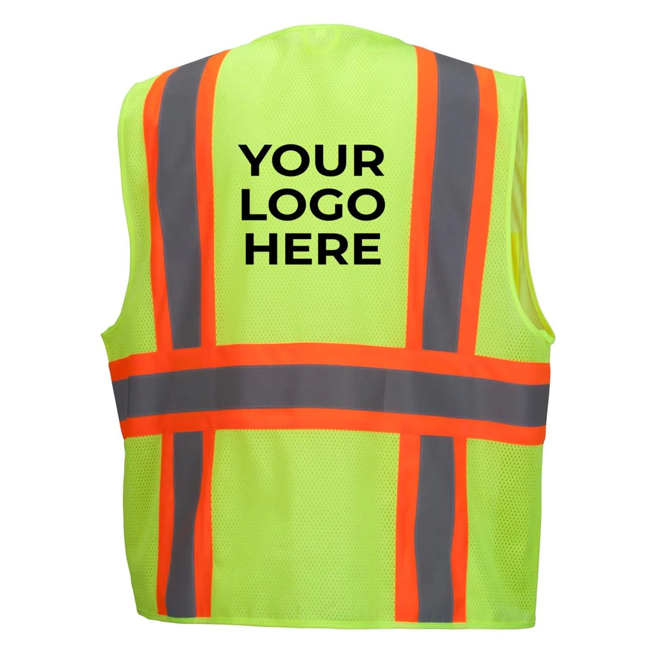 Custom Pyramex RVZ23 Type R Class 2 Two-Tone Mesh Safety Vest - Image 4