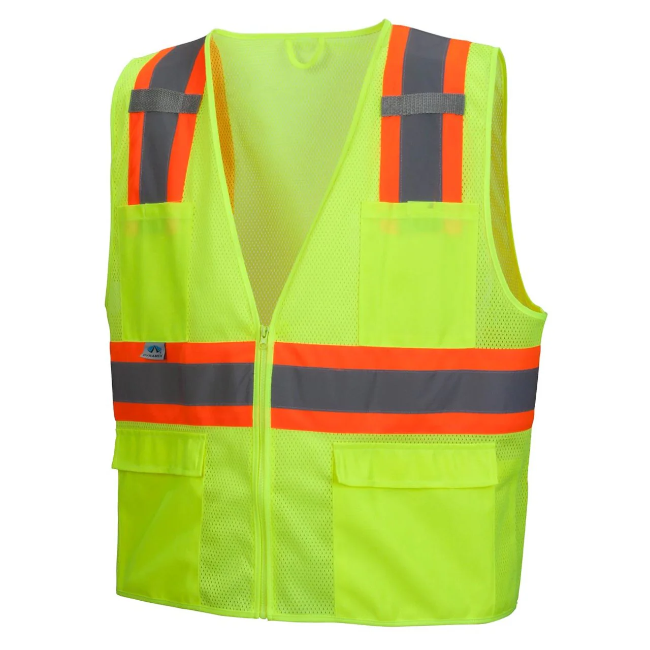Custom Pyramex RVZ23 Type R Class 2 Two-Tone Mesh Safety Vest - Image 5