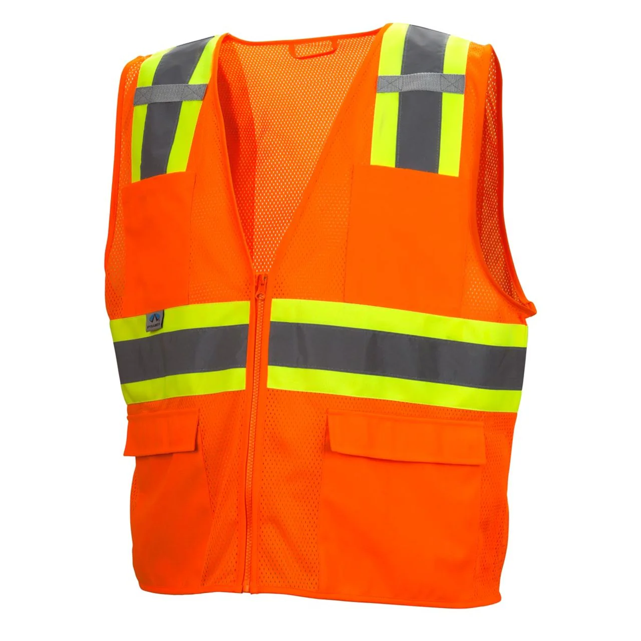 Custom Pyramex RVZ23 Type R Class 2 Two-Tone Mesh Safety Vest - Image 7