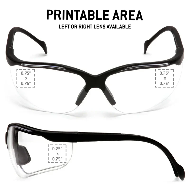Custom Pyramex Venture II Readers Safety Glasses, 6 Pack - Image 2