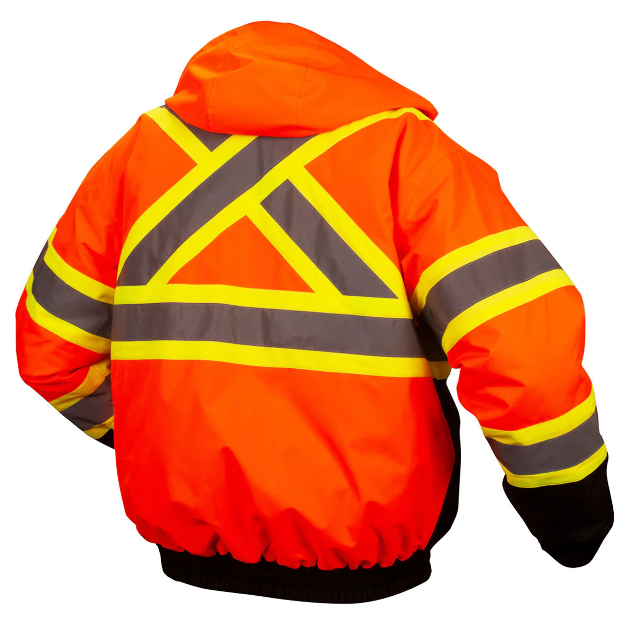 Custom Pyramex RCJ32 Type R Class 3 Hi-Vis Waterproof Quilt Lined Jacket with X-Back - Image 5